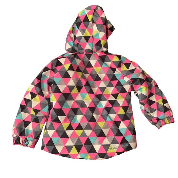 SOLD!!!

Obermeyer Girls' Aurora Jacket with a geometric "Pink Sapphire" p - Picture 2 of 5